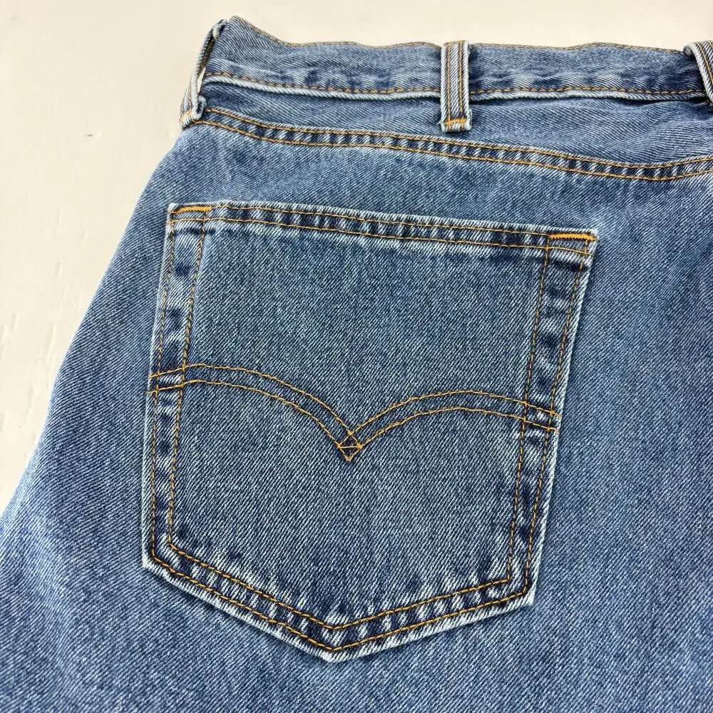 Levi's Men's Straight Jeans - Medium Blue Denim